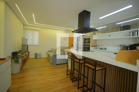 Cozinha  - living  de apartamento à venda com 3 quartos, 77m² em Vila Marlene, São Bernardo do Campo