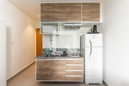 Cozinha de kitnet/studio para alugar com 1 quarto, 25m² em Vila Buarque, São Paulo