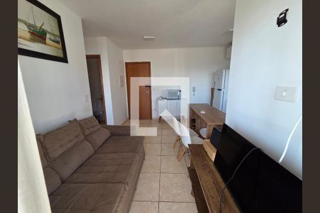 Sala de apartamento para alugar com 2 quartos, 57m² em Guilhermina, Praia Grande