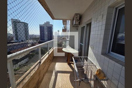 Varanda de apartamento para alugar com 2 quartos, 57m² em Guilhermina, Praia Grande
