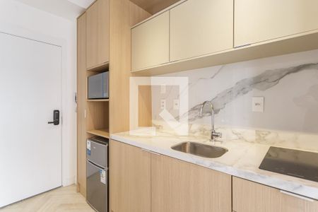 Sala/Cozinha de apartamento para alugar com 1 quarto, 30m² em Itaim Bibi, São Paulo