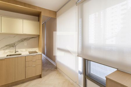 Sala/Cozinha de apartamento para alugar com 1 quarto, 30m² em Itaim Bibi, São Paulo