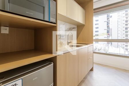 Sala/Cozinha de apartamento para alugar com 1 quarto, 30m² em Itaim Bibi, São Paulo