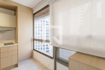 Sala/Cozinha de apartamento para alugar com 1 quarto, 30m² em Itaim Bibi, São Paulo