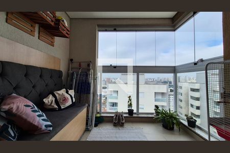 Sala  de apartamento à venda com 2 quartos, 56m² em Parque das Nações, Santo André