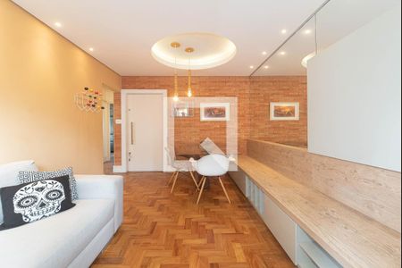 Sala de apartamento para alugar com 1 quarto, 38m² em Brooklin, São Paulo