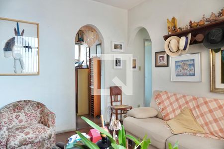 Sala  de apartamento à venda com 2 quartos, 83m² em Marçola, Belo Horizonte