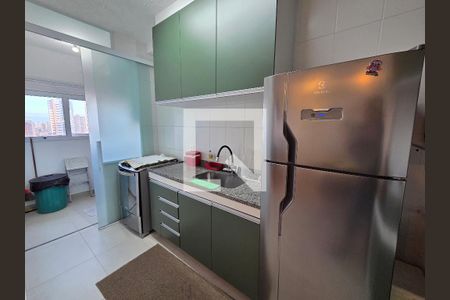Cozinha de apartamento para alugar com 2 quartos, 55m² em Vila Assuncao, Praia Grande