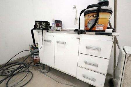 Cozinha de casa para alugar com 1 quarto, 65m² em Jardim do Estádio, Santo André
