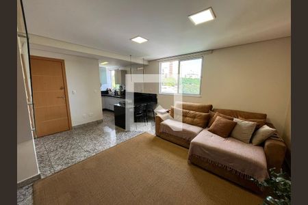 Sala de apartamento à venda com 2 quartos, 135m² em Carmo, Belo Horizonte