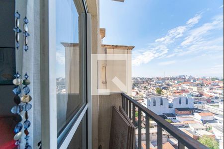 Varanda da Sala de apartamento à venda com 3 quartos, 55m² em Vila Palmares, Santo André