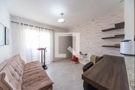 Sala de apartamento à venda com 3 quartos, 55m² em Vila Palmares, Santo André