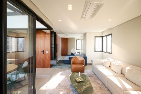 Sala de estar  de apartamento para alugar com 2 quartos, 188m² em Cidade Monções, São Paulo