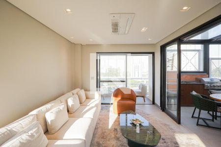 Sala de estar  de apartamento para alugar com 2 quartos, 188m² em Cidade Monções, São Paulo