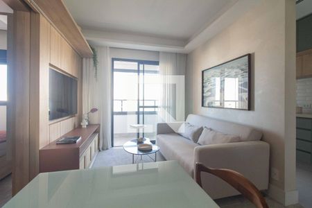 Sala de apartamento para alugar com 1 quarto, 40m² em Vila Dom Pedro I, São Paulo