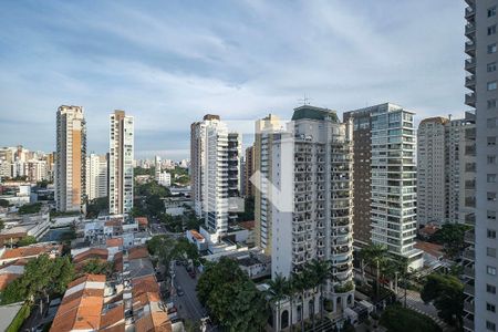 Sala/Cozinha - Vista de apartamento para alugar com 1 quarto, 40m² em Paraíso, São Paulo