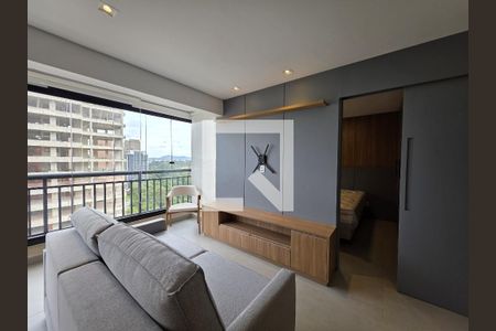 Sala de apartamento para alugar com 1 quarto, 40m² em Empresarial 18 do Forte, Barueri