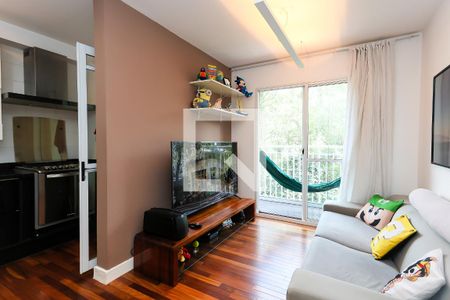 sala  de apartamento à venda com 2 quartos, 46m² em Vila Andrade, São Paulo
