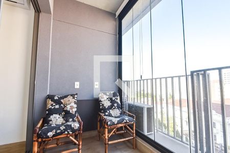 Varanda de apartamento à venda com 1 quarto, 26m² em Vila Mariana, São Paulo