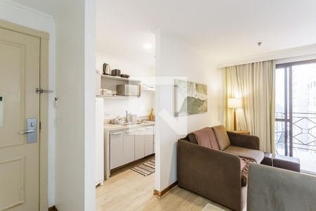 Sala de apartamento para alugar com 2 quartos, 55m² em Vila Olímpia, São Paulo