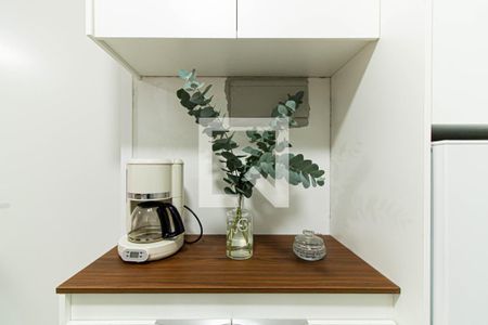 Cozinha de apartamento para alugar com 1 quarto, 24m² em Barra Funda, São Paulo