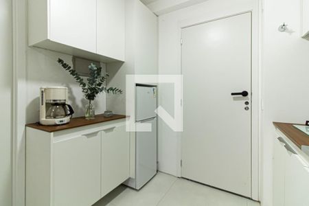 Cozinha de apartamento para alugar com 1 quarto, 24m² em Barra Funda, São Paulo