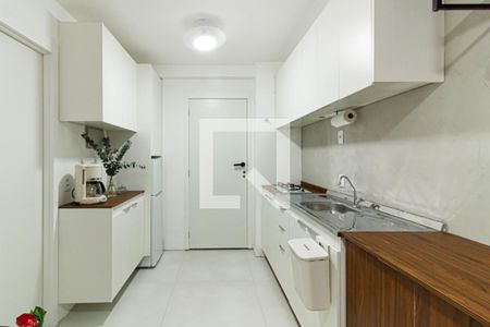 Cozinha de apartamento para alugar com 1 quarto, 24m² em Barra Funda, São Paulo