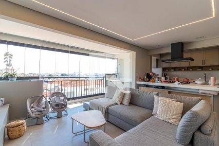 Sala de Estar de apartamento à venda com 2 quartos, 83m² em Chora Menino, São Paulo