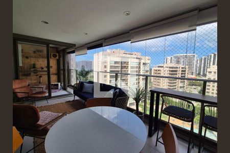Varanda da Sala de apartamento à venda com 2 quartos, 125m² em Barra da Tijuca, Rio de Janeiro