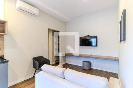 Sala de apartamento para alugar com 1 quarto, 35m² em Santa Cecilia, São Paulo