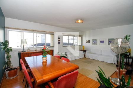 Sala de Estar e Jantar de apartamento à venda com 4 quartos, 175m² em Jardim Paulista, São Paulo