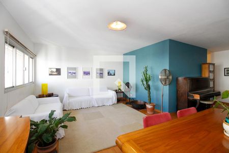 Sala de Estar e Jantar de apartamento à venda com 4 quartos, 175m² em Jardim Paulista, São Paulo