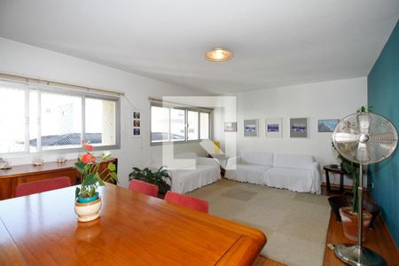 Sala de Estar e Jantar de apartamento à venda com 4 quartos, 175m² em Jardim Paulista, São Paulo