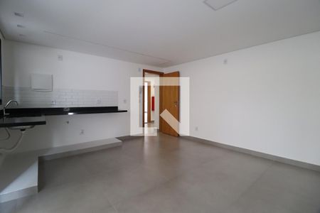 Sala/Cozinha de apartamento para alugar com 2 quartos, 63m² em Daniel Fonseca, Uberlândia