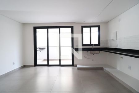 Sala/Cozinha de apartamento para alugar com 2 quartos, 63m² em Daniel Fonseca, Uberlândia