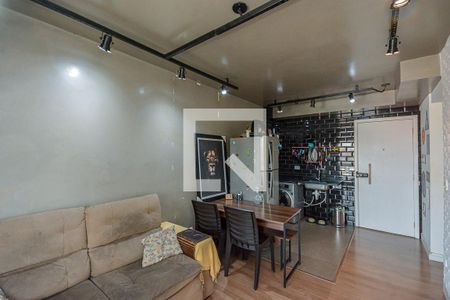 Sala/Cozinha de apartamento à venda com 1 quarto, 39m² em Vila Castelo, São Paulo