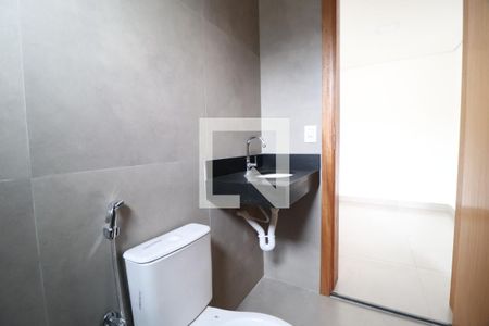 Banheiro Social de apartamento para alugar com 2 quartos, 63m² em Daniel Fonseca, Uberlândia