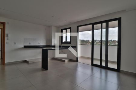 Sala/Cozinha de apartamento para alugar com 2 quartos, 68m² em Daniel Fonseca, Uberlândia
