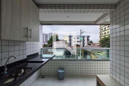 Sacada de apartamento para alugar com 2 quartos, 42m² em Vila Assuncao, Praia Grande