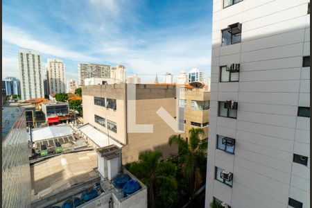 Vista da Sacada da Sala de apartamento à venda com 2 quartos, 70m² em Vila Clementino, São Paulo