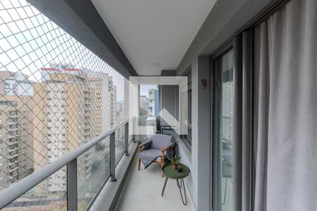 Sacada de apartamento à venda com 1 quarto, 48m² em Consolação, São Paulo
