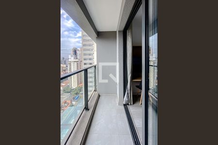 Varanda de kitnet/studio à venda com 1 quarto, 25m² em Pompeia, São Paulo