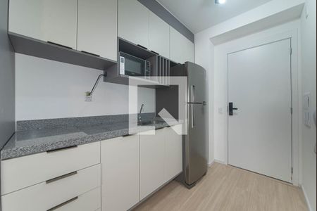 Cozinha de kitnet/studio à venda com 1 quarto, 29m² em Vila Cordeiro, São Paulo