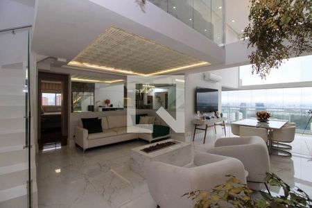 Sala de estar de apartamento para alugar com 4 quartos, 200m² em Vila Andrade, São Paulo