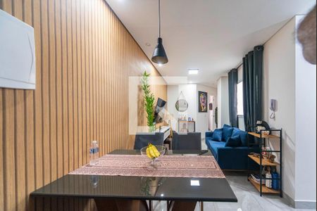 Sala de apartamento à venda com 2 quartos, 88m² em Campestre, Santo André