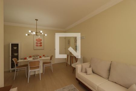 Sala de apartamento à venda com 2 quartos, 54m² em Jardim Santo André, Santo André