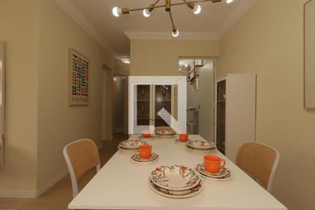 Sala de Jantar de apartamento à venda com 2 quartos, 54m² em Jardim Santo André, Santo André