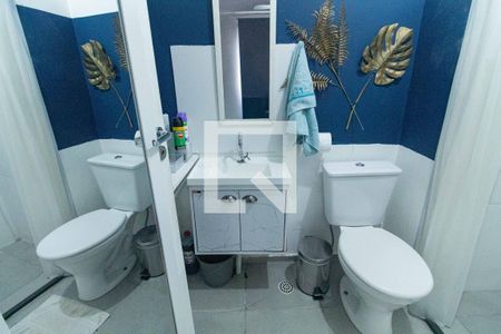 Banheiro da Suíte de apartamento para alugar com 1 quarto, 25m² em Sé, São Paulo
