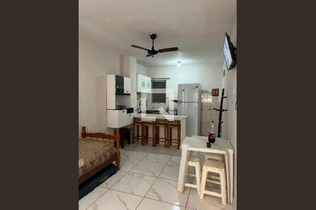 Sala / Quarto de apartamento para alugar com 1 quarto, 32m² em Aviação, Praia Grande
