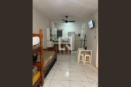 Sala / Quarto de apartamento para alugar com 1 quarto, 32m² em Aviação, Praia Grande